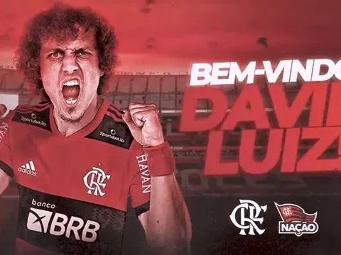 CHÍNH THỨC! David Luiz đáp bến đỗ mới, sát cánh cùng sao M.U