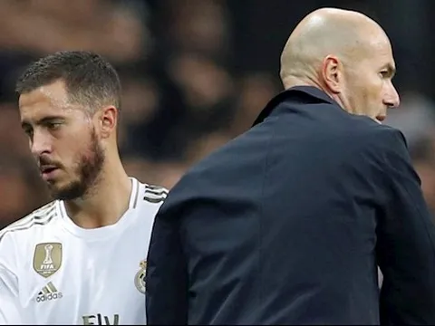 Eden Hazard tiếp tục bị Zidane loại khỏi đội hình Real Madrid