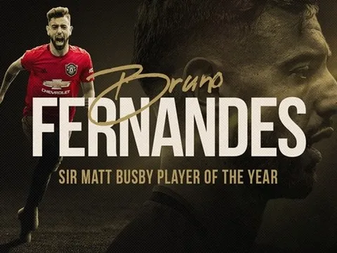 CHÍNH THỨC: Vượt Martial, Bruno nhận giải thưởng cao quý tại Man Utd
