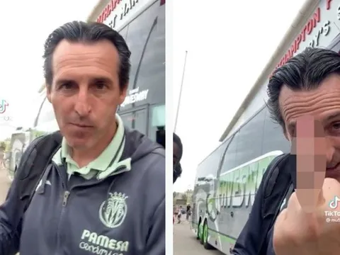 Emery phản ứng khiếm nhã khi bị nhắc về Arsenal