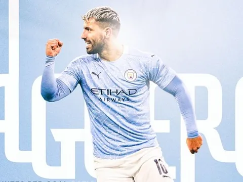 CHÍNH THỨC: Aguero nhận "quà siêu khủng" trước ngày rời Man City