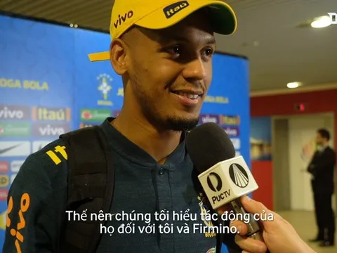 Fabinho, Richarlison nói về trận hòa Nigeria