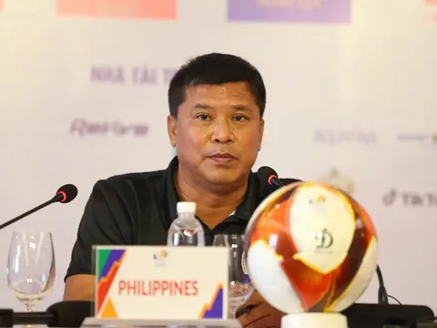 HLV U23 Philippines vui mừng trận hòa như thắng U23 Việt Nam