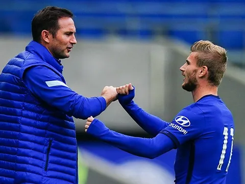 Frank Lampard: "Đó là cách Chelsea vượt mặt Liverpool để có được Timo Werner"