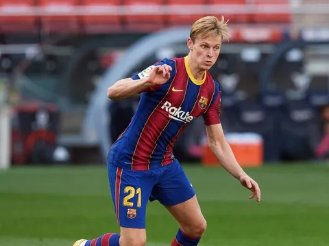 Koeman hài lòng với kết quả thử nghiệm Frenkie de Jong