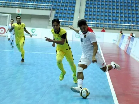 Việt Nam mất ngôi đầu bảng vào tay futsal Indonesia