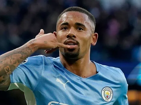 Gabriel Jesus có số áo trong mơ ở Arsenal