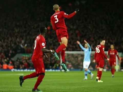 Vì sao Van Dijk không ăn mừng khi Fabinho nã đại bác vào lưới Man City?