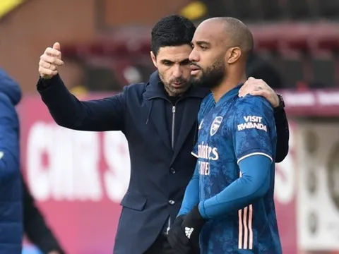 Lacazette chỉ ra công lao của Arteta tại Arsenal