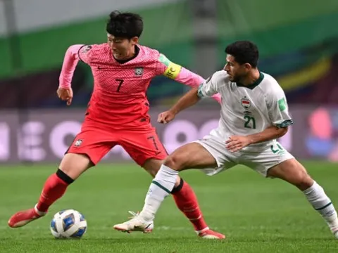 Son Heung-min mờ nhạt, Hàn Quốc mất điểm trước Iraq