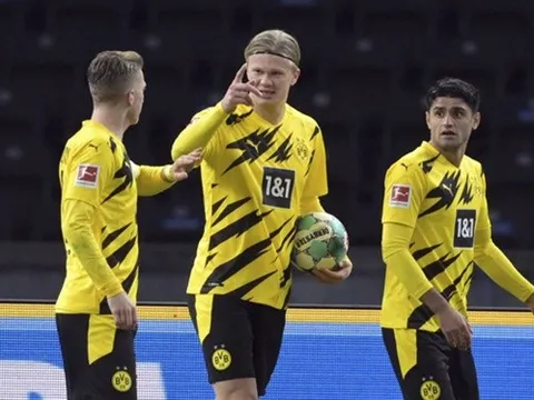 Ghi 4 bàn trước Hertha Berlin, Haaland vẫn cảm thấy chưa đủ