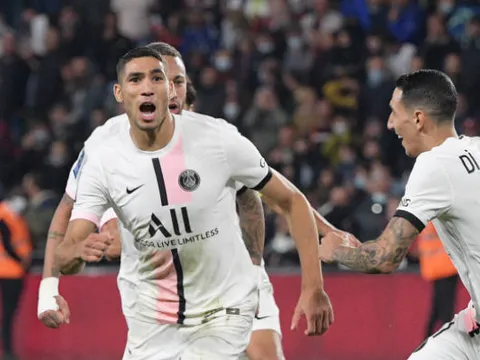 Ghi bàn phút 90+5, PSG thắng nhọc nhằn đội cuối bảng Metz