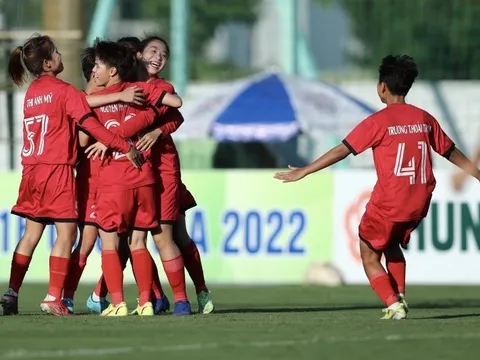 Giải bóng đá nữ VĐQG 2022: TP.HCM I vững vàng ngôi đầu
