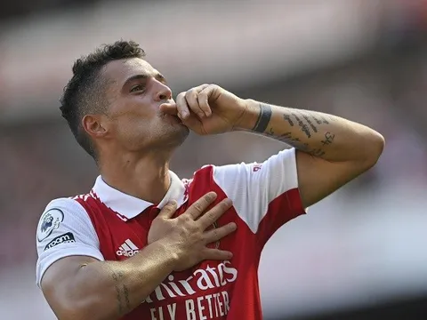 Granit Xhaka - MOTM ngày Arsenal nhấn chìm Tottenham