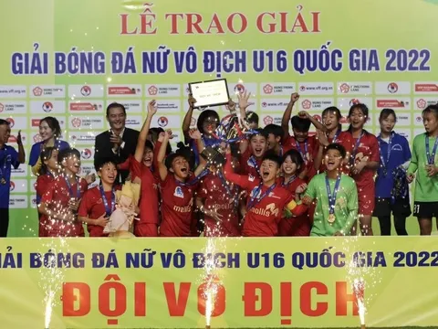 Hà Nam vô địch giải bóng đá nữ U16 quốc gia