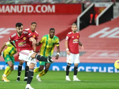 Fernandes lại ghi bàn, Man Utd hóa "CLB chân gỗ"