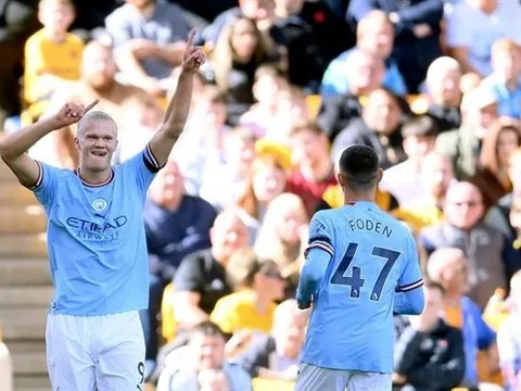 Haaland thiết lập kỷ lục ghi bàn ở Premier League