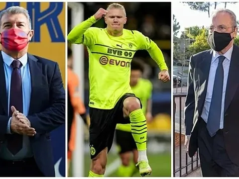 Haaland làm sống lại cuộc chiến giữa Real Madrid và Barcelona