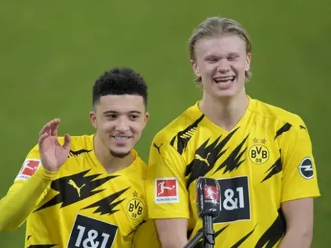 Haaland phản ứng về việc Sancho rời Dortmund, đến Man Utd