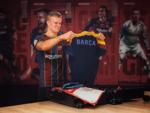 Haaland sắp là đồng đội với Messi, CĐV Barca: "Đối thủ bắt đầu sợ hãi"