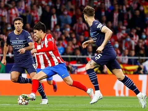 Hai bộ mặt tương phản Atletico thể hiện trước Man City