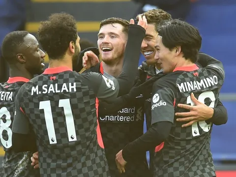Hàng công bùng nổ, Liverpool hủy diệt Crystal với tỷ số khó tin
