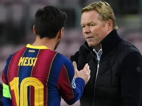 Hay tin PSG chèo kéo Messi, HLV Ronald Koeman nói gì?