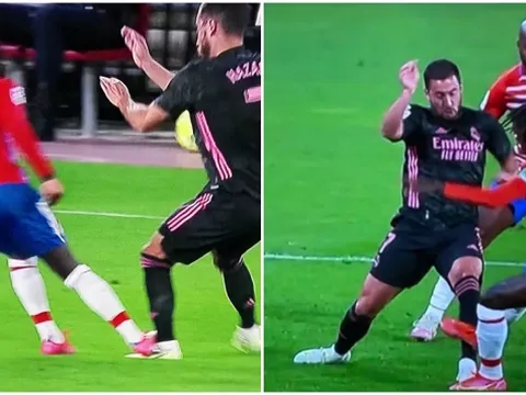 Hazard bị triệt hạ thô bạo, Zidane "nổi đóa" ngoài đường biên