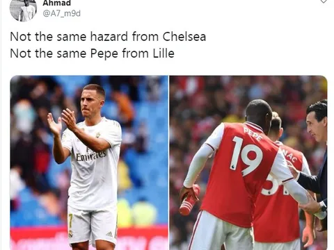Hazard - Pepe: Ứng viên cho giải thưởng "xấu hổ" nhất tuần