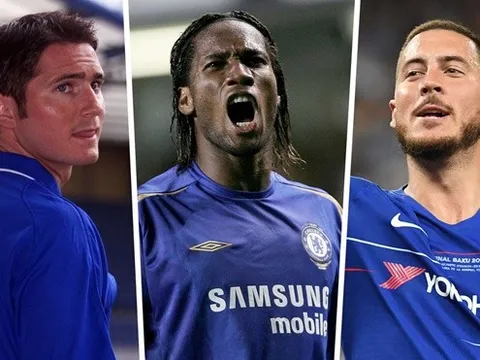 Hazard và Kante lọt vào ĐHTB Chelsea 10 năm qua