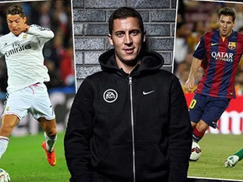 Hazard tự tin vượt qua Ronaldo, chỉ thua kém Messi