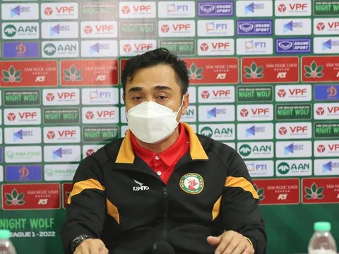 HLV Nguyễn Đức Thắng: Bình Định chưa quan trọng thứ hạng V-League