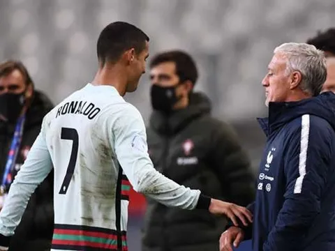 HLV Pháp hài lòng khi làm được 1 điều trước Ronaldo