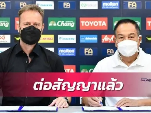HLV Polking được Thái Lan gia hạn hợp đồng