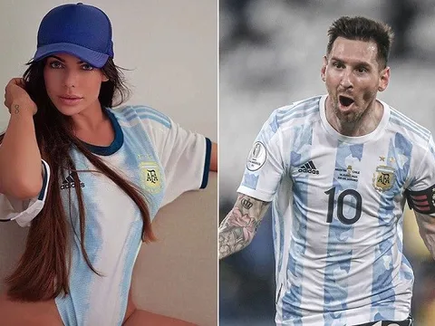 Hoa hậu cuồng Messi gọi Ronaldo là quái vật