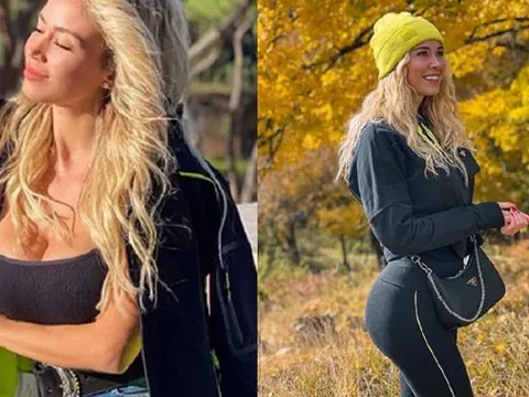 Hot girl Serie A khoe vòng 3 quyến rũ giữa trời thu nước Ý