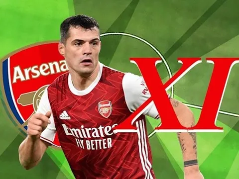 Đội hình Arsenal đấu Palace: "Máy quét" tuyến giữa