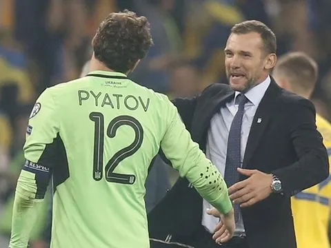 Huyền thoại AC Milan và hành trình ngọt ngào cùng Ukraine tại vòng loại EURO 2020