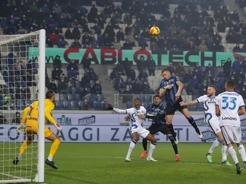 Inter Milan và Atalanta bất phân thắng bại