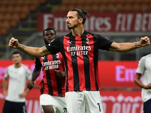 Ibrahimovic lập siêu kỷ lục sau trận thắng Bologna