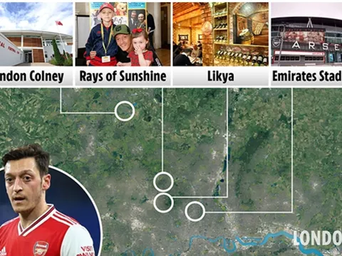 Cuộc sống sang chảnh của Ozil tại London ít người biết