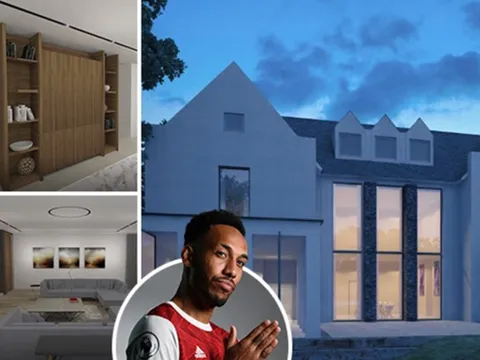 Ngôi nhà mới của Aubameyang khủng cỡ nào?