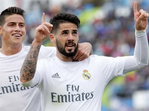 Isco - James Rodriguez: Món quà Giáng sinh cho Everton