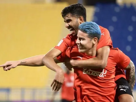 James Rodriguez tỏa sáng tại Qatar