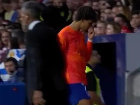 Joao Felix hành xử điên rồ khi không được tung vào sân