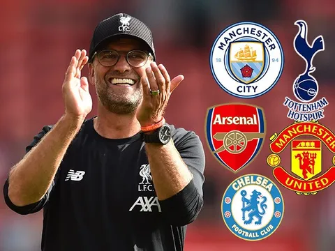 Jurgen Klopp "điểm danh" 5 đội cạnh tranh chức vô địch NHA với Liverpool