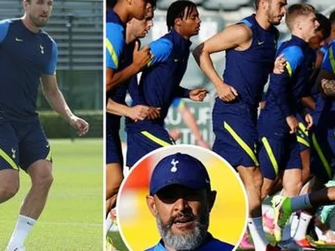 Kane tập luyện 1 mình, rõ thái độ với HLV Spurs