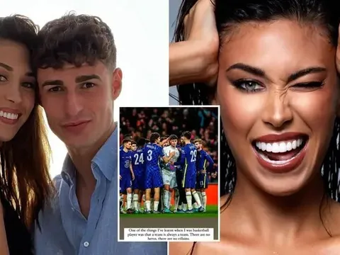 Bạn gái hoa hậu động viên thủ thành Kepa sau khi hỏng ăn 11m