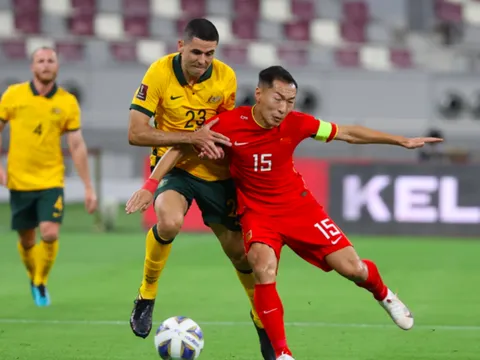 Thua đậm Australia ở VL World Cup, tuyển Trung Quốc xếp dưới Việt Nam