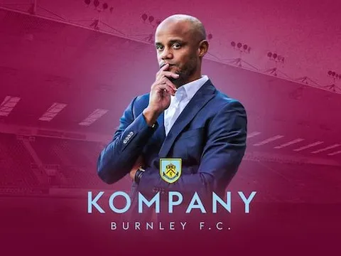 CHÍNH THỨC: Huyền thoại Man City dẫn dắt Burnley
